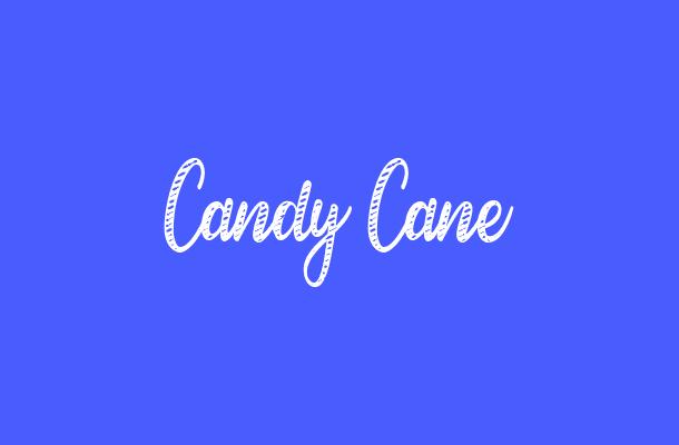 Candy Cane Font