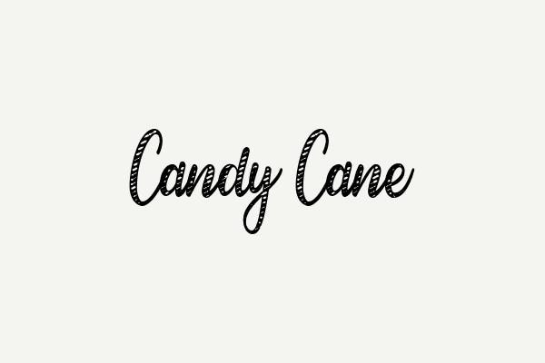 Candy Cane Font