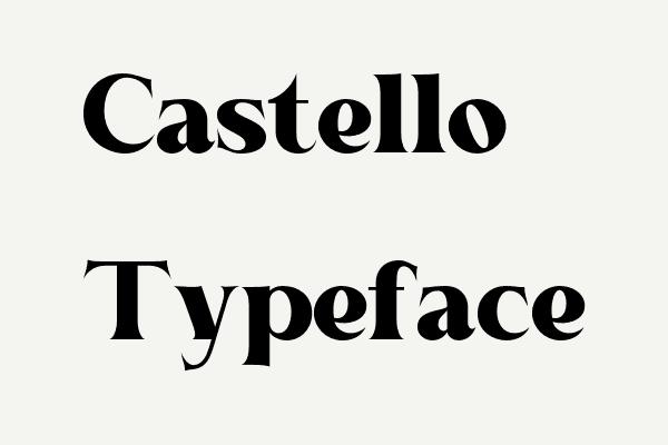 Castello Typeface Font