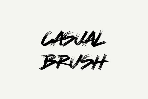 Casual brush Font