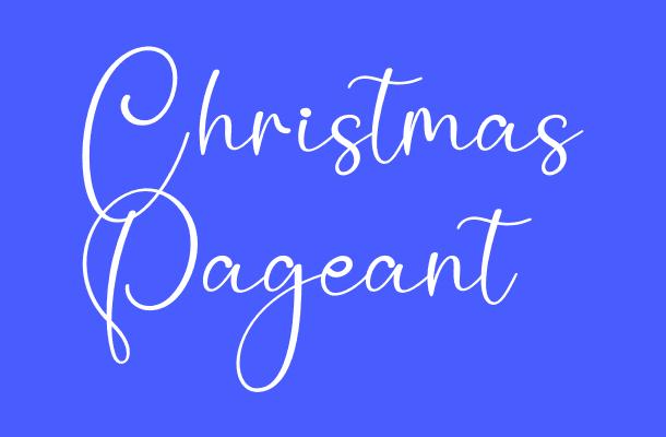 Christmas Pageant Font