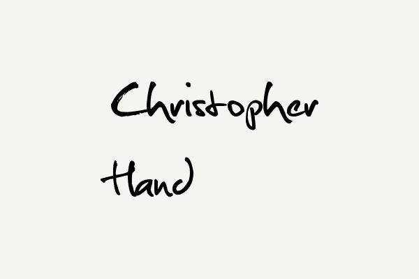 Christopher Hand Font