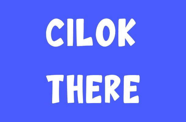 Cilok There Font Font