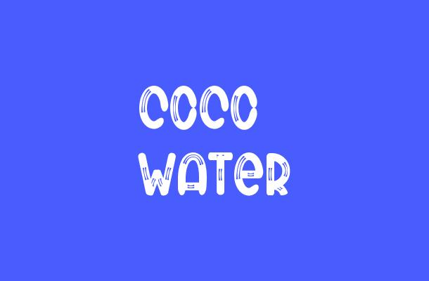 Coco Water Font