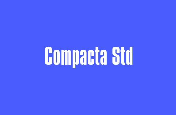 Compacta Std Font