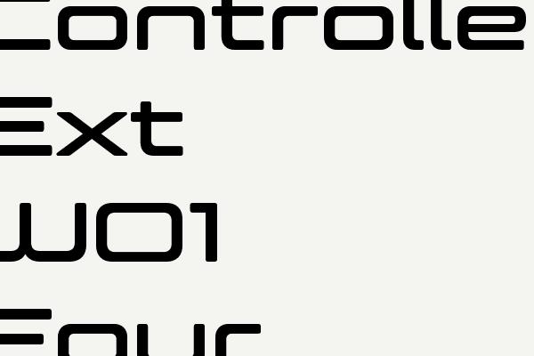 Controller Ext W01 Four Font