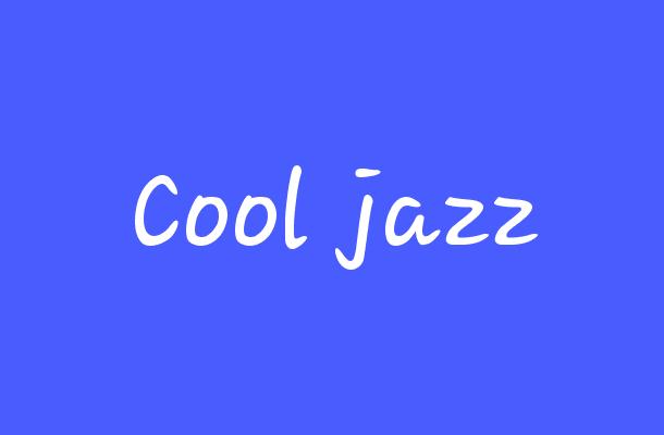 Cool jazz Font