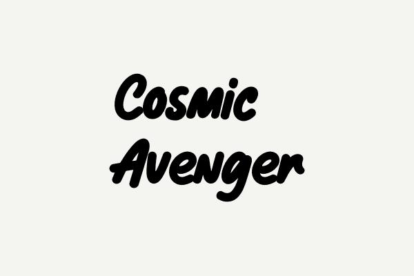Cosmic Avenger Font