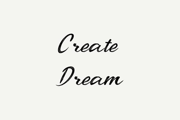 Create Dream Font