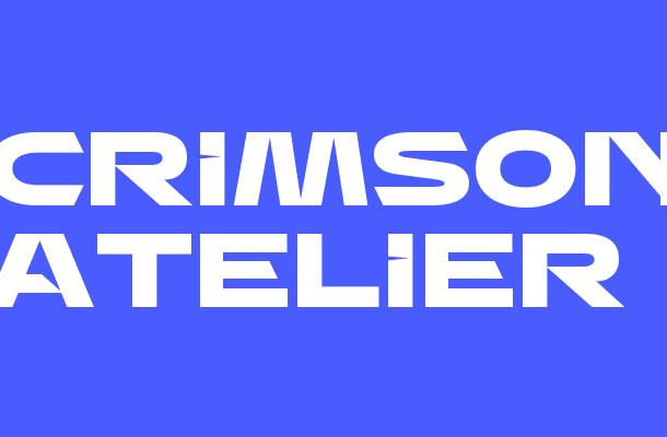 Crimson Atelier Font