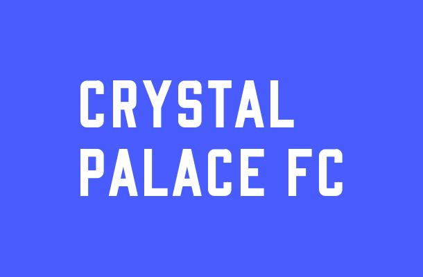Crystal Palace FC Font