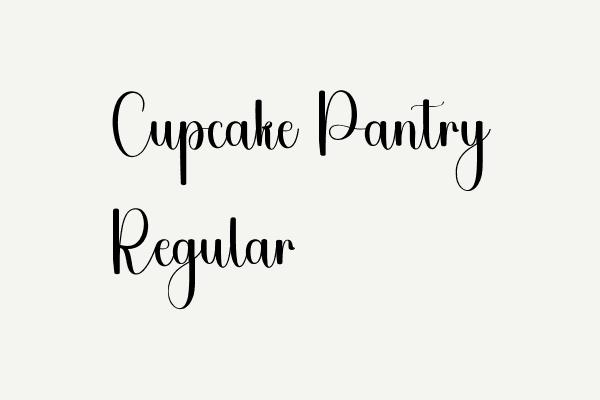 Cupcake Pantry Regular Font