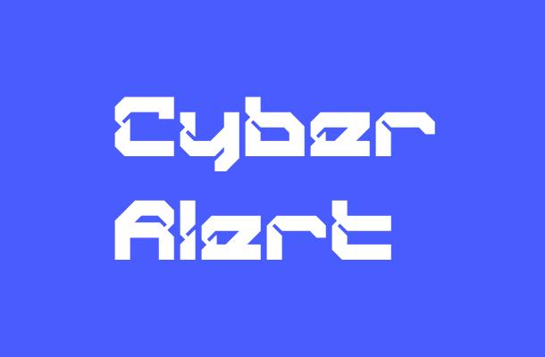 Cyber Alert Font