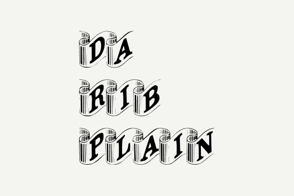 Da Rib Plain Font