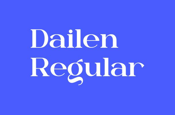 Dailen Regular Font