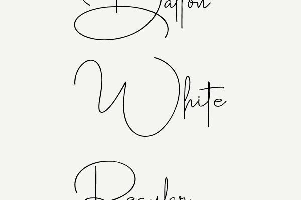 Dalton White Regular Font