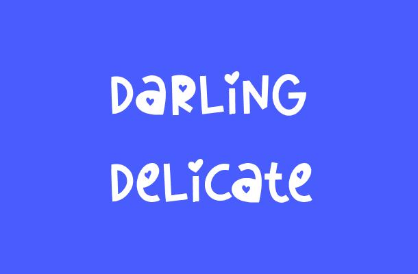 Darling Delicate Font