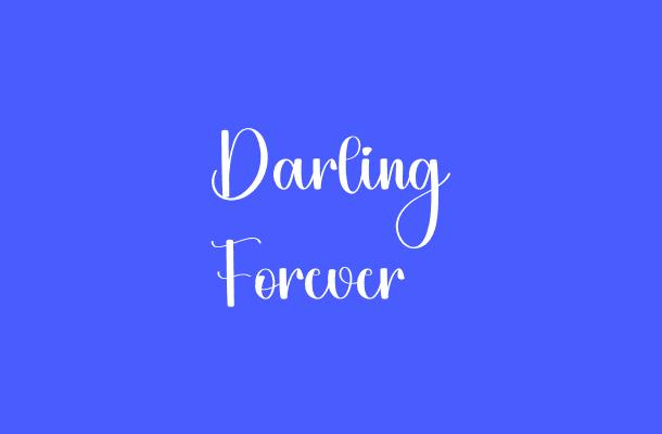 Darling Forever Font