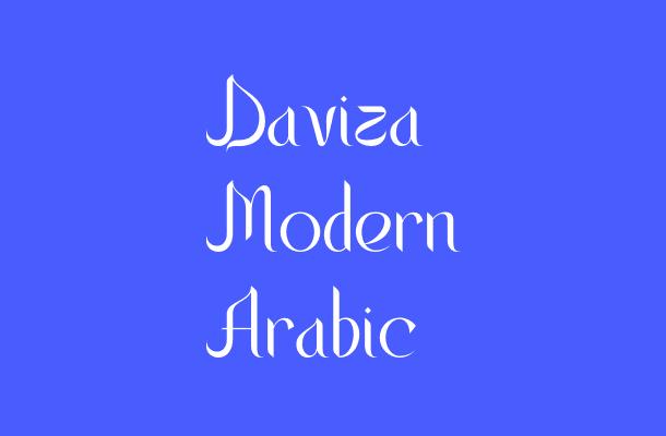 Daviza Modern Arabic Font