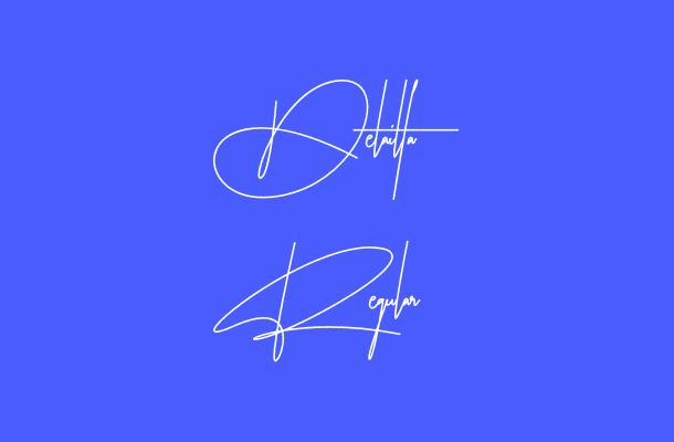 Delailta Regular Font