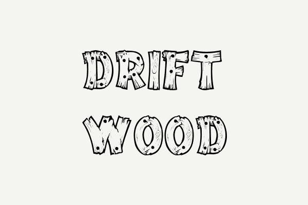 Drift Wood Font