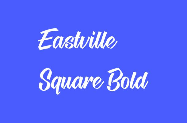 Eastville Square-Bold Font