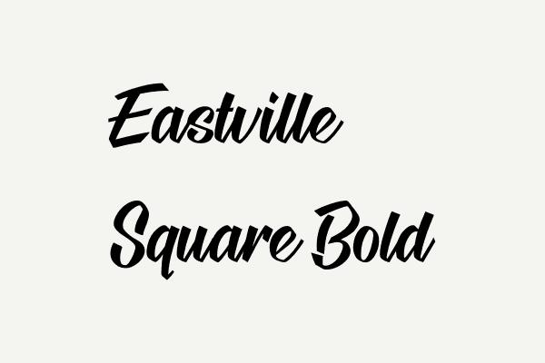 Eastville Square-Bold Font
