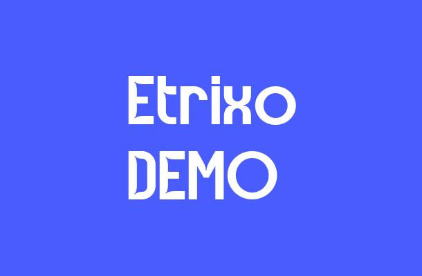 Etrixo DEMO Font
