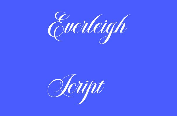 Everleigh Script Font
