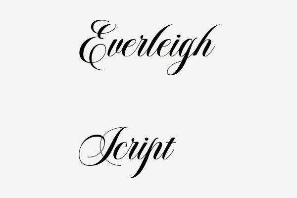 Everleigh Script Font