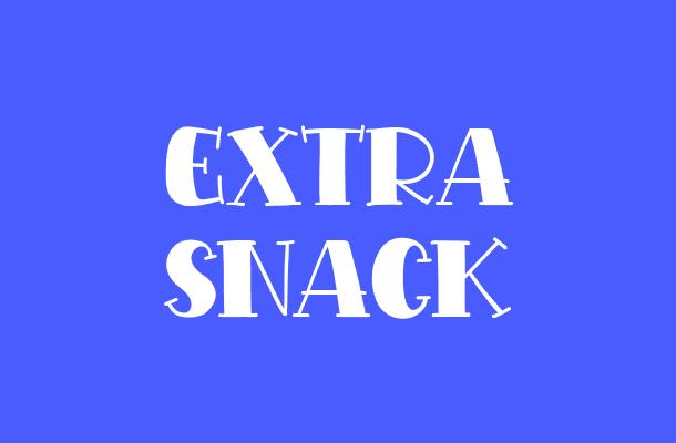 Extra Snack Font
