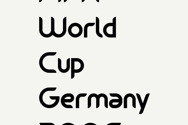 FIFA World Cup Germany 2006 Font