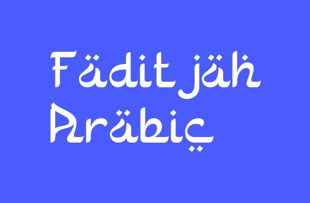 Faditjah Arabic Font