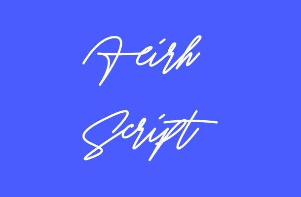 Feirh Script Font