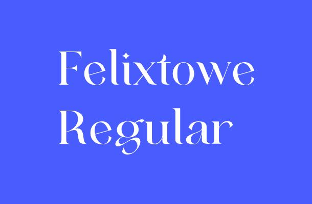 Felixtowe Regular Font