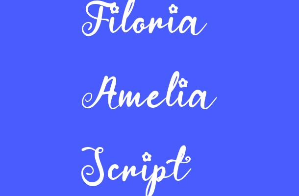 Filoria Amelia Script Font