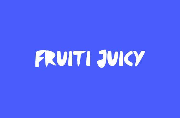 Fruiti Juicy Font