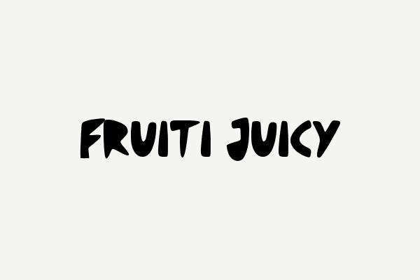 Fruiti Juicy Font