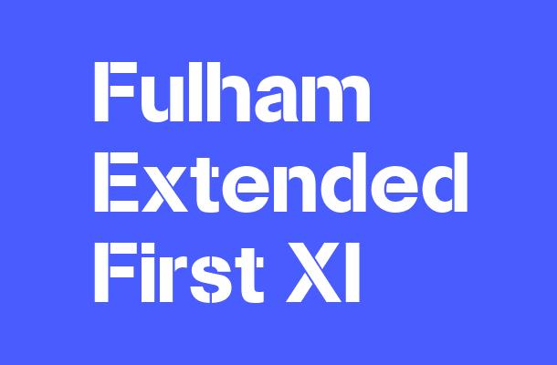 Fulham Extended First XI Font