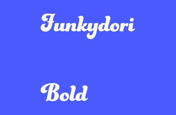 Funkydori Bold Font