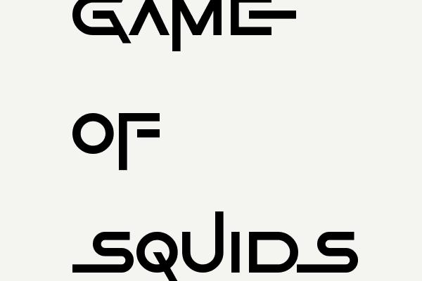 Game Of Squids Font