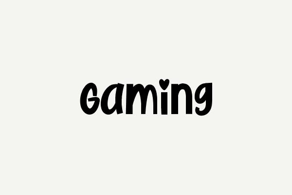 Gaming Font