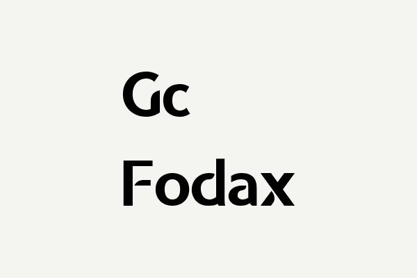 Gc Fodax Font