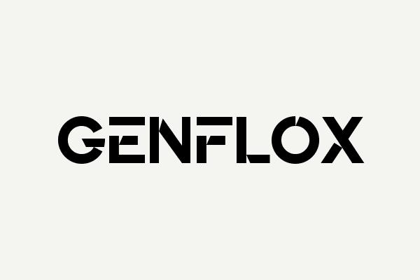 Genflox Font Font