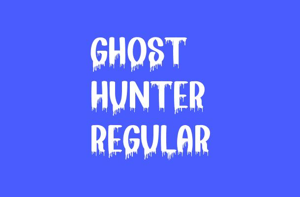 Ghost Hunter Regular Font