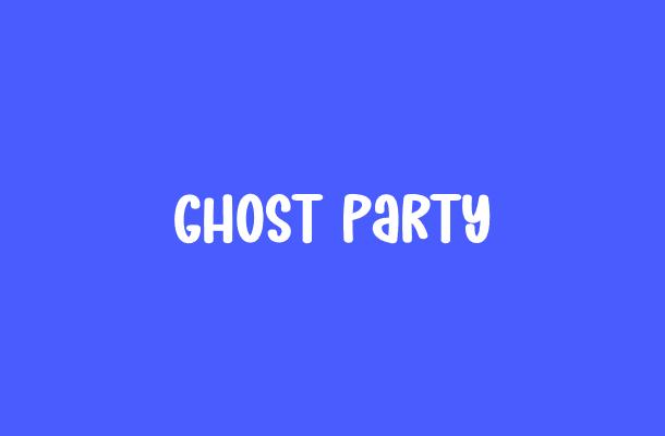 Ghost Party Font