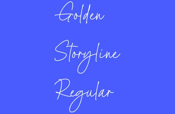 Golden Storyline Regular Font