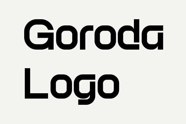 Goroda Logo Font