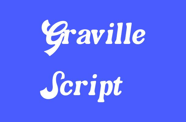 Graville Script Font