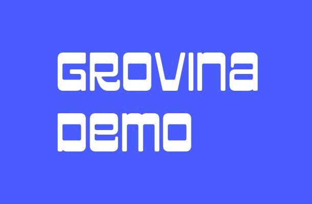 Grovina Demo Font
